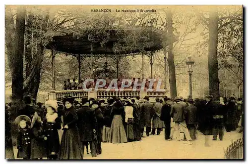 Cartes postales Kiosque Besancon La musique a Granvelle