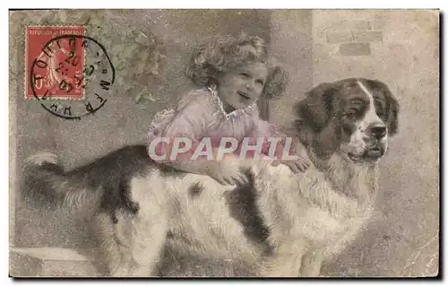 Cartes postales Chien Chiens Enfants