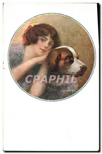 Cartes postales Chien Chiens Femme