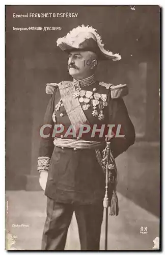 Ansichtskarte AK Militaria General Franchet d&#39Esperey