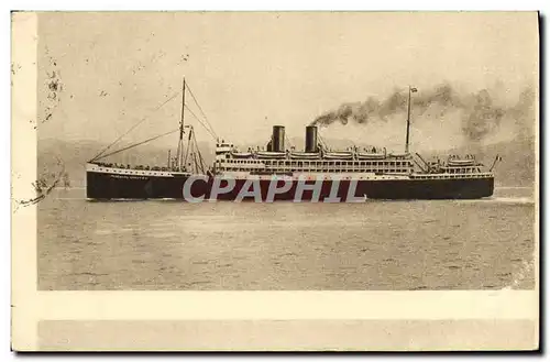 Cartes postales Bateau Paquebot Cie Paquet SS Marechal Lyautey