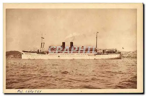 Cartes postales Bateau Paquebot Marechal Lyautey
