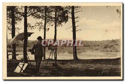 Cartes postales Peintre Les Landes de Gascogne