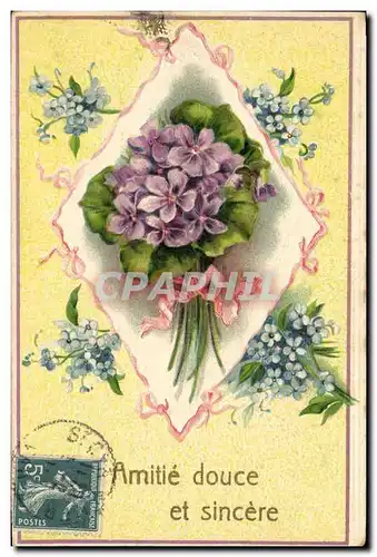 Cartes postales Fantaisie Fleurs