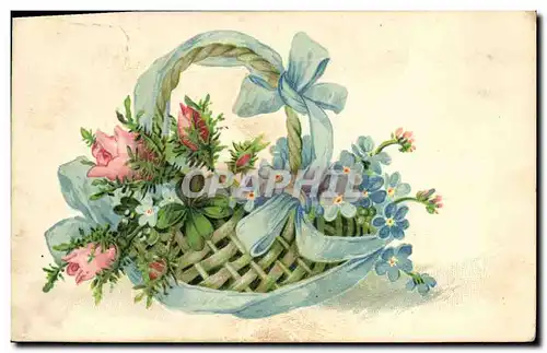 Cartes postales Fantaisie Fleurs