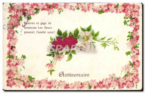 Cartes postales Fantaisie Fleurs