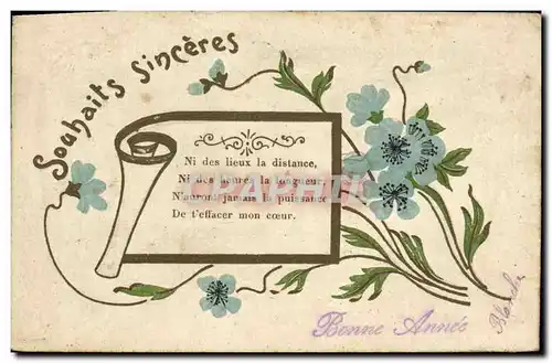 Cartes postales Fantaisie Fleurs