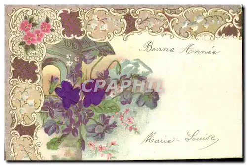 Cartes postales Fantaisie Fleurs