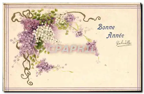 Cartes postales Fantaisie Fleurs