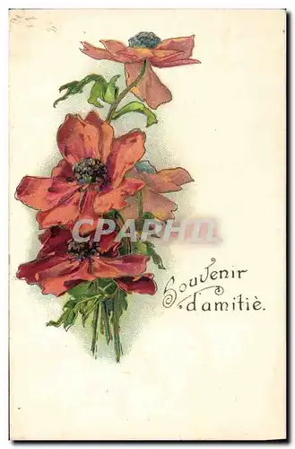 Cartes postales Fantaisie Fleurs