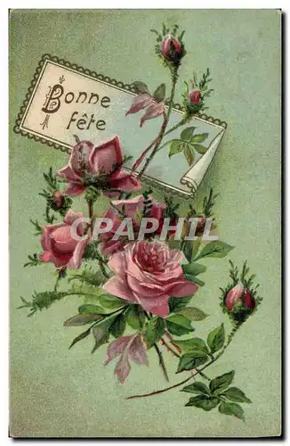 Cartes postales Fantaisie Fleurs