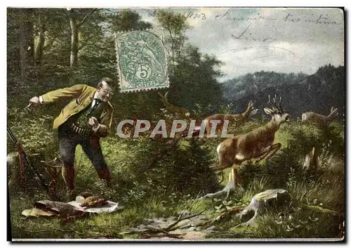 Cartes postales Chasse Chasseur