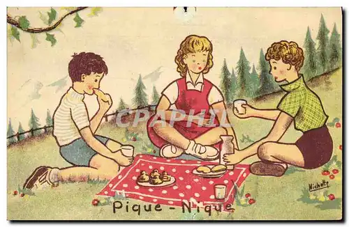 Cartes postales Fantaisie Illustrateur Enfants