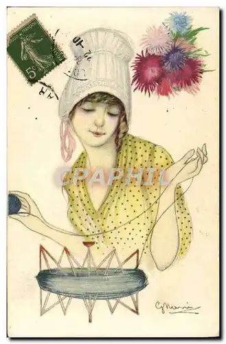 Cartes postales Fantaisie Illustrateur Femme