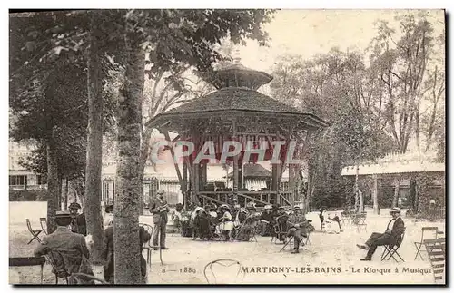 Cartes postales Kiosque a musique Martigny les Bains