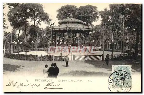 Ansichtskarte AK Kiosque Dunkerque Le Parc de la Marine