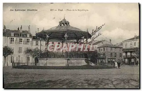 Ansichtskarte AK Kiosque Toul Place de la Republique