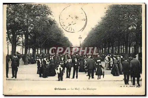 Cartes postales Kiosque Orleans Le Mail La musique