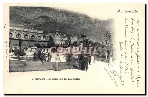 Cartes postales Monte Carlo Nouveau Kiosque de la musique