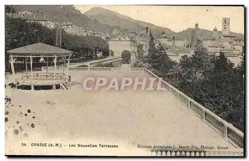 Ansichtskarte AK Kiosque Grasse Les nouvelles terrasses