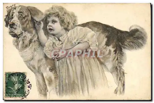 Cartes postales Chien Chiens Enfant