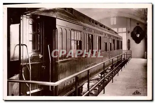 Ansichtskarte AK Militaria Foret de Compiegne Le wagon du Marechal Foch