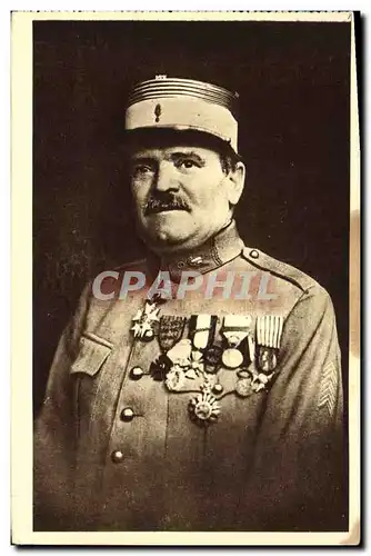 Cartes postales Militaria Le colonel Raynal Defenseur du Fort de Vaux