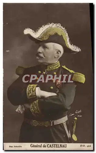 Ansichtskarte AK Militaria General de Castelnau