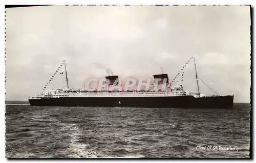 Cartes postales moderne Bateau Paquebot de la Compagnie Generale Transatlantique Liberte