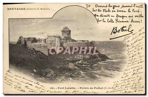 Ansichtskarte AK Botrel Fort Lalatte Pointe de Frehel