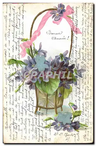 Cartes postales Fantaisie Fleurs