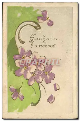 Cartes postales Fantaisie Fleurs