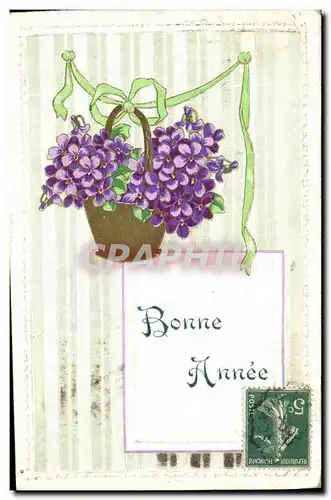 Cartes postales Fantaisie Fleurs