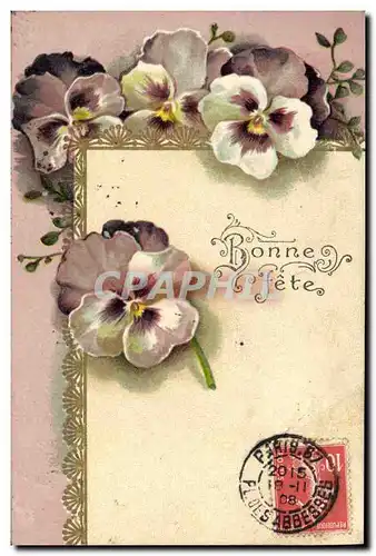 Cartes postales Fantaisie Fleurs