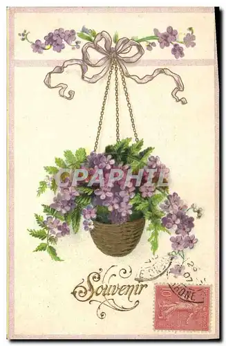 Cartes postales Fantaisie Fleurs