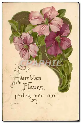 Cartes postales Fantaisie Fleurs