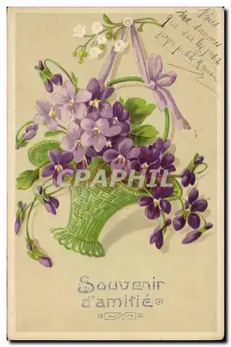 Cartes postales Fantaisie Fleurs