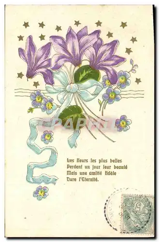 Cartes postales Fantaisie Fleurs