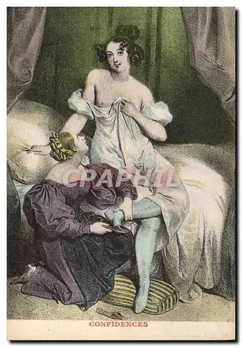 Cartes postales Fantaisie Illustrateur Femme Nu erotique