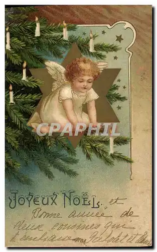 Cartes postales Fantaisie Illustrateur Noel Ange