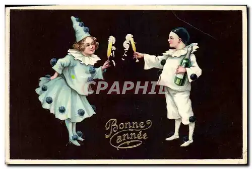 Cartes postales Enfants Pierrot
