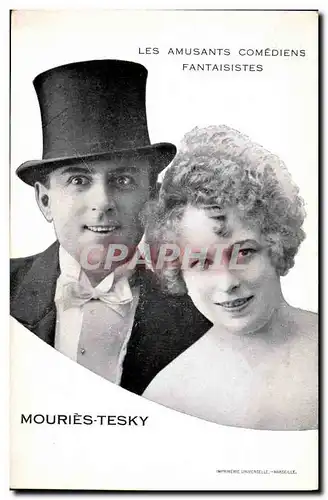 Ansichtskarte AK Les amusants comediens fantaisistes Mouris Tesky