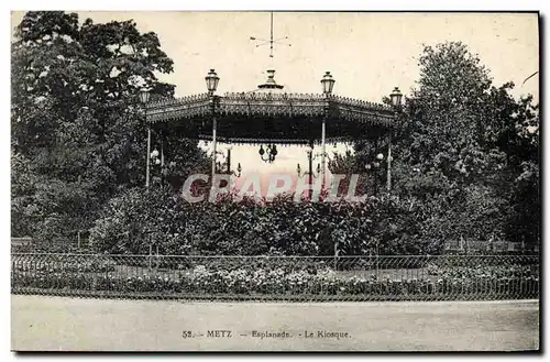 Ansichtskarte AK Kiosque Metz Esplanade