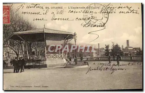 Cartes postales Kiosque Grasse L&#39esplanade du cours