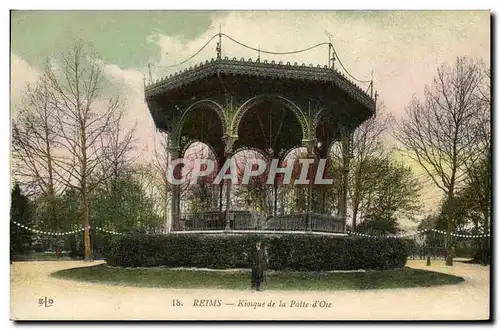 Ansichtskarte AK Kiosque de la Patte d&#39Oie Reims