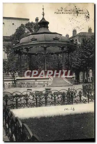 Cartes postales Kiosque Place Marengo Saint Etienne
