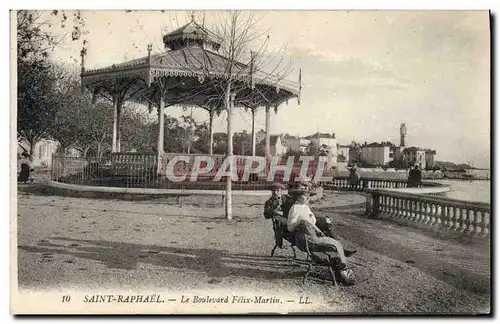 Ansichtskarte AK Kiosque Saint Raphael le boulevard Felix Martin