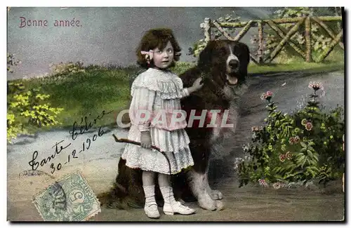 Cartes postales Chiens Chien Enfant