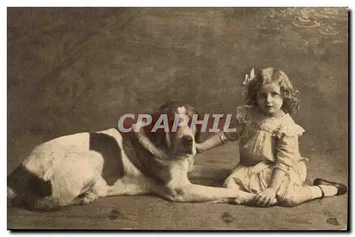 Cartes postales Chiens Chien Enfant