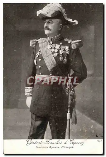 Ansichtskarte AK Militaria General Franchet d&#39Esperey